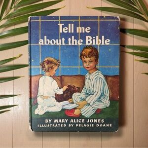 Tell Me About the Bible | Vintage 1950s | Pelagie Doane Illustrations